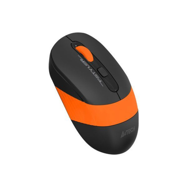 Миша бездротова Fstyler, USB, 2000 dpi, чорний + помаранчевий