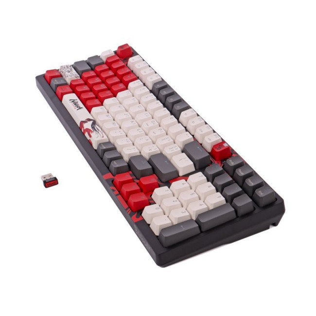 Клавіатура механічна ігрова, USB, RGB підсвічування, BLMS Red Plus Switch