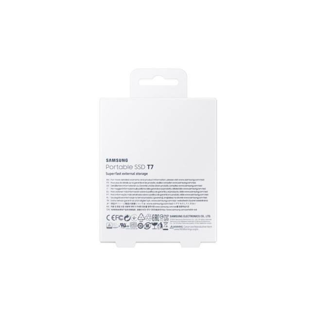 Твердотільний запам’ятовувальний пристрій накопичувач (SSD) USB3.1 1TB EXT. T7 MU-PC1T0H/WW SAMSUNG