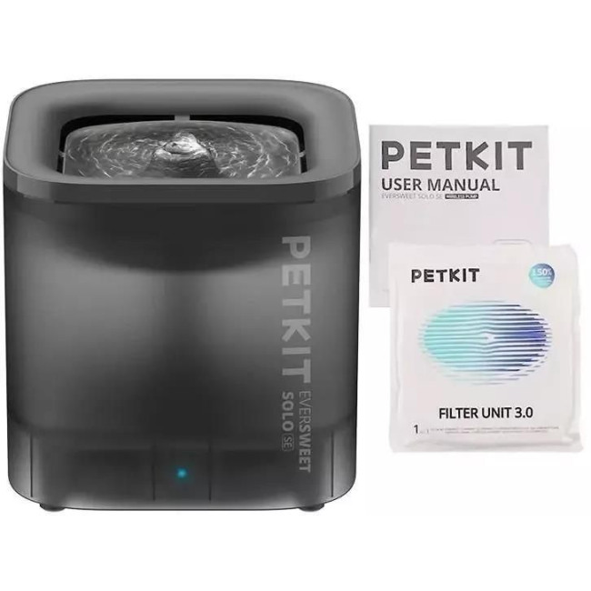 Поїлка PETKIT Eversweet SOLO SE Smart Pet Drinking Fountain Grey P4103S