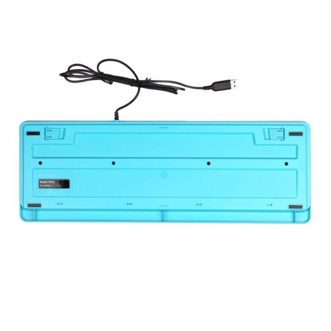 Клавіатура Fstyler Sleek MMedia Comfort, USB, синій