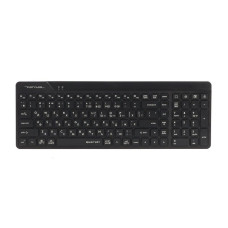 Клавіатура бездротова Fstyler, Bluetooth / 2.4 ГГц, quiet key, чорний
