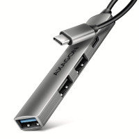 Концентратор USB3.2 4PORT 0.12M HUE-STC AXAGON
