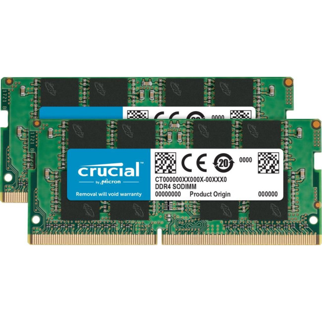 Набір з двох модулів пам'яті 32GB PC25600 DDR4 SO KIT2 CT2K16G4SFRA32A CRUCIAL