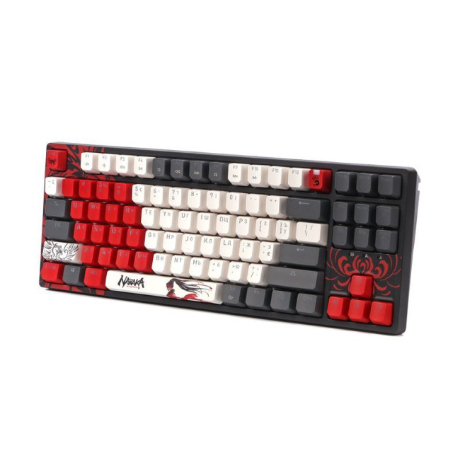 Клавіатура механічна ігрова, USB, червоне підсвічування, BLMS Red Plus Switch