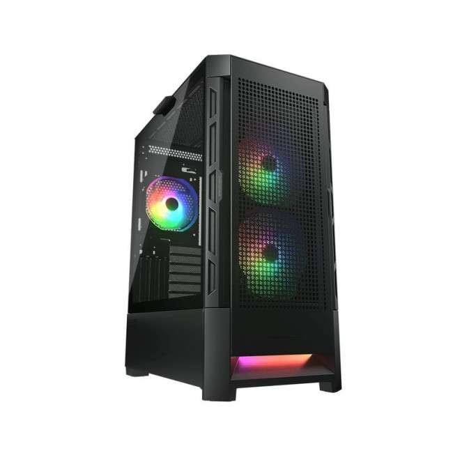Ігровий корпус, 2*140mm RGB, 1*120mm RGB вентилятори передвстановлені, ATX/mATX/mini-ITX, скляне вікно