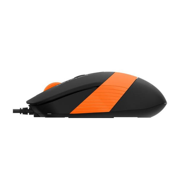 Миша дротова безшумна Fstyler, USB, 1600 dpi, помаранчевий