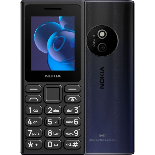 Мобільний телефон Nokia 110 TA-1694 DS 2024 Black