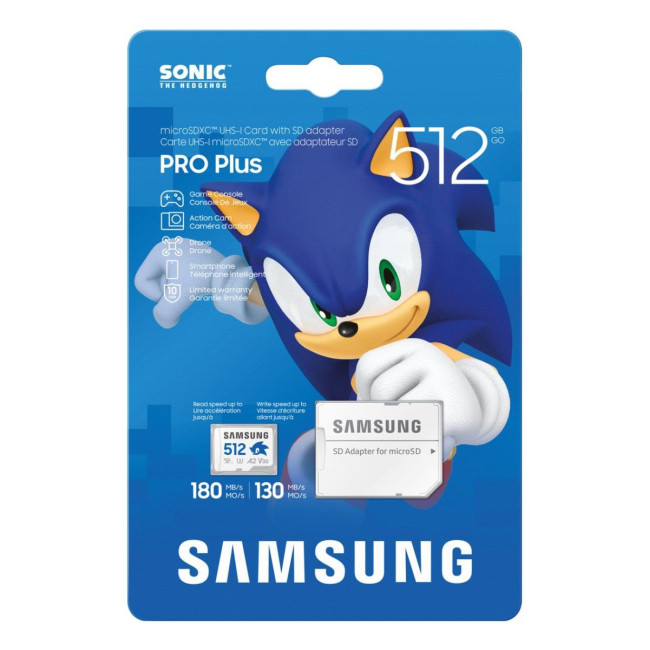 Карта пам’яті MICRO SDXC PRO+ 512GB W/A MB-MD512SA/LC1 SAMSUNG