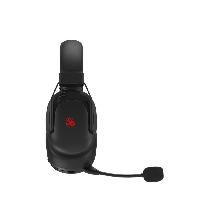 Ігрові бездротові навушники з мікрофоном, RGB підсвічування, Bluetooth + 2.4GHz + 3.5 jack