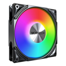 Корпусний вентилятор 120MM METAL PRO 12 ARGB PWM BLACK MONTECH