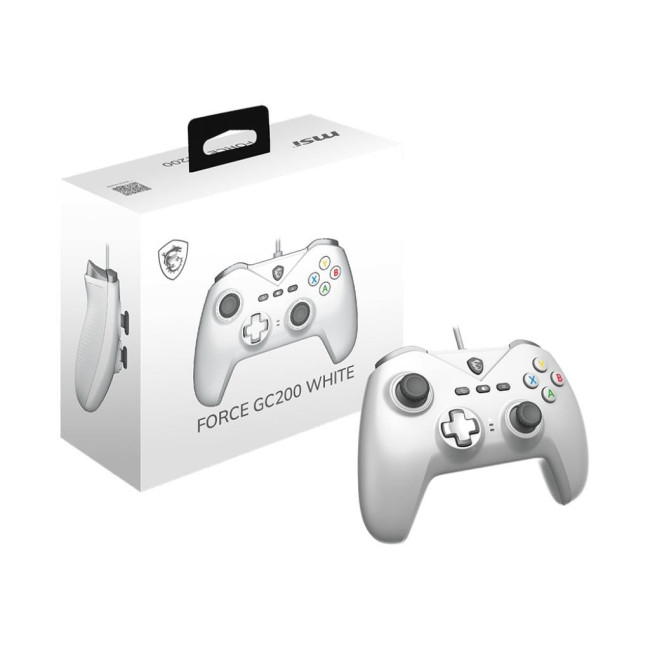 Геймпад MSI FORCE GC200 WIRED WHITE