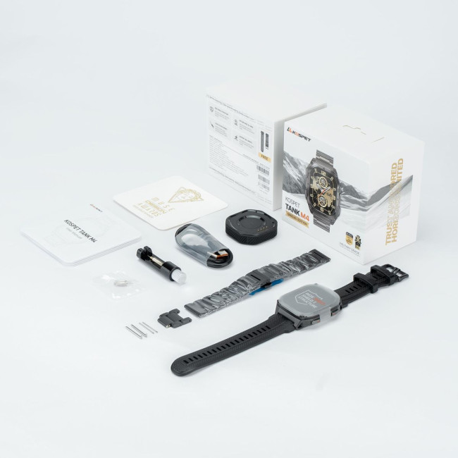 Розумний годинник TANK M4 SE BLACK KOSPET
