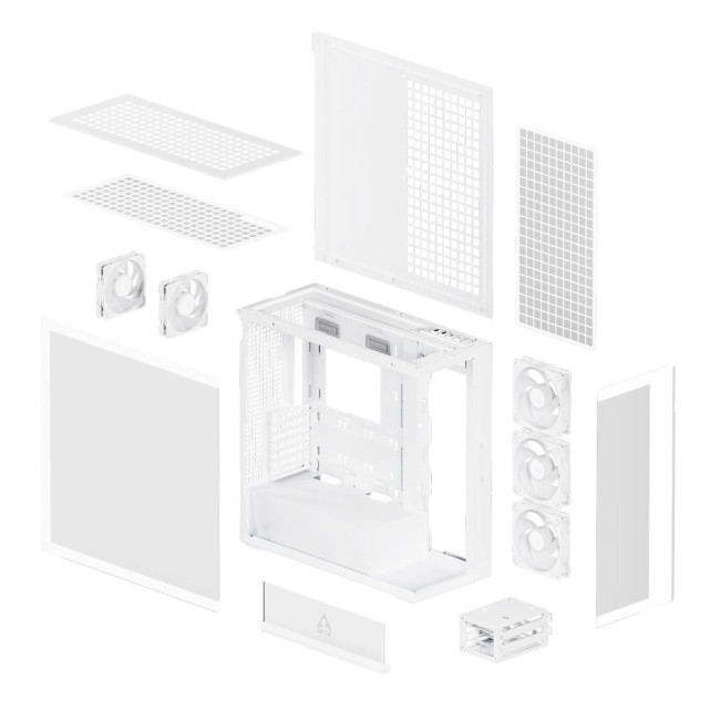 Корпус EATX W/O PSU XTENDER WHT ACPCC00014A ARCTIC