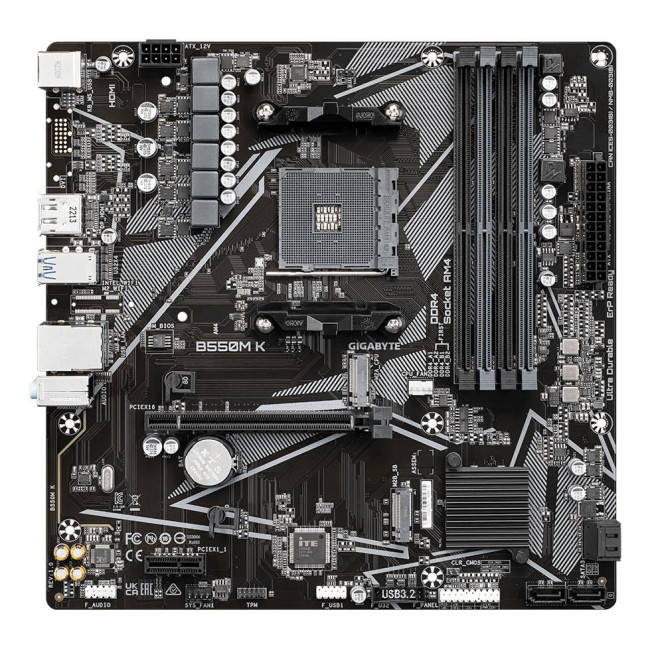 Материнська плата AMD B550 SAM4 MATX B550M K GIGABYTE