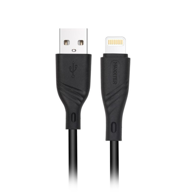 Кабель USB 2.0 А-тато/Lightning, 1 м, 2.4 А