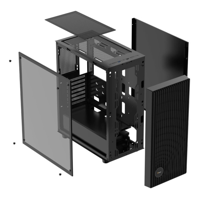 Корпус для комп'ютера ATX W/O PSU GAMMA C70 BK (GAMMA-C70-BKG000XX-GL) OCYPUS