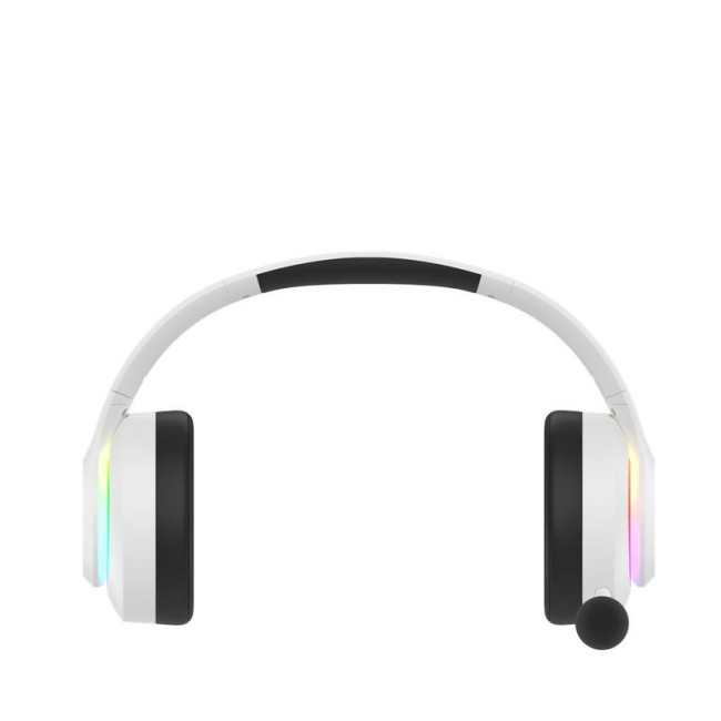 Ігрові бездротові навушники з мікрофоном, RGB підсвічування, Bluetooth + 2.4GHz + 3.5 jack