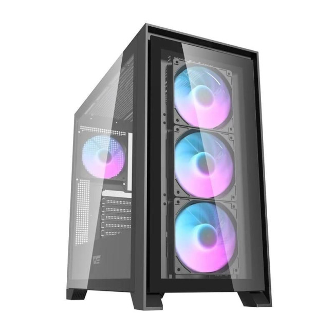 Корпус для комп'ютера DARK FLASH DRX90 GLASS ATX без блока живлення, чорний