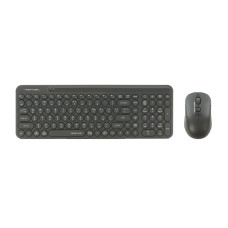 Комплект бездротовий Fstyler клавіатура+миша, сірий, USB