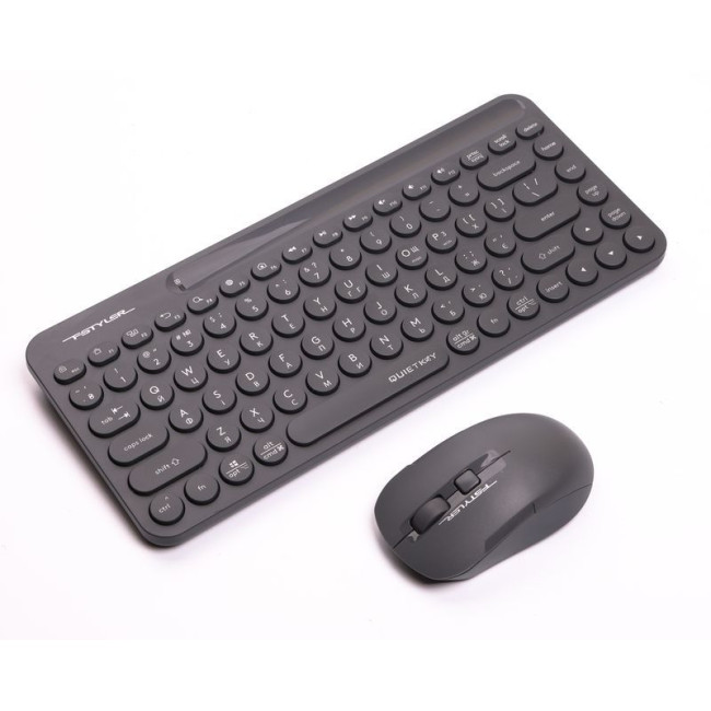 Комплект бездротовий Fstyler клавіатура+миша, сірий, USB
