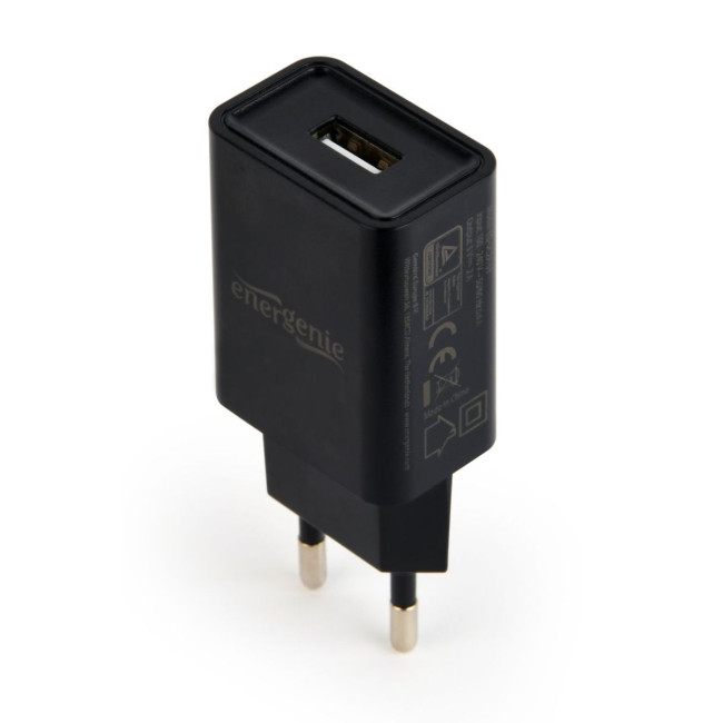 Зарядний пристрій USB 2.1 A, чорний