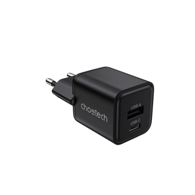 Мережевий зарядний пристрій, USB-A/USB-C, 30Вт, QC3.0/PD/PPS