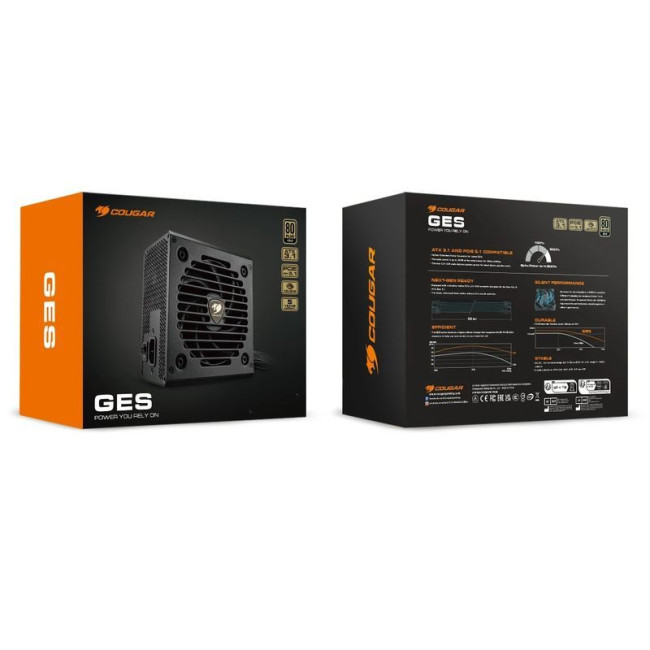 Блок живлення 850 Вт, 80 Plus Gold, ATX 3.1, 120 мм HDB Fan, 6 SATA + 3 PCI-E