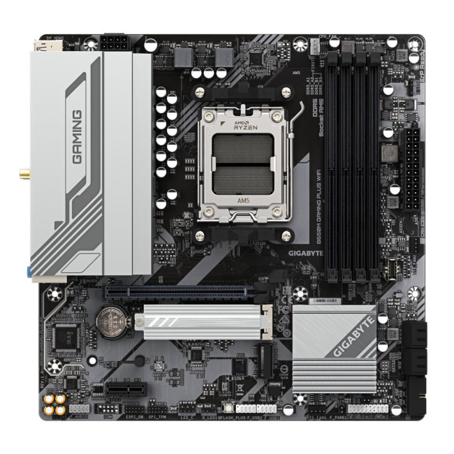 Материнська плата AMD B650 SAM5 MATX B650M GAMING PLUS WF GIGABYTE