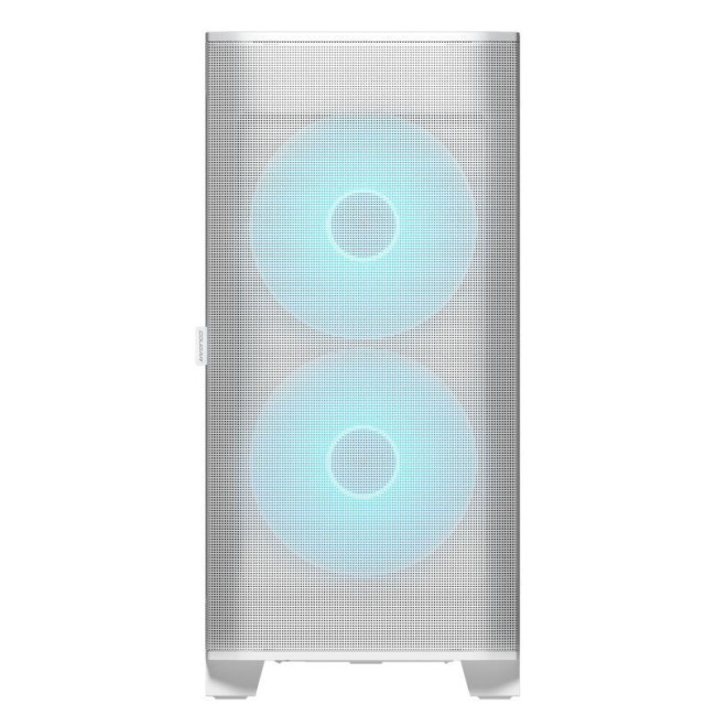 Ігровий корпус, 2*180mm ARGB, 1*120mm ARGB вентилятори передвстановлені, ATX/mATX/mini-ITX, скляне вікно