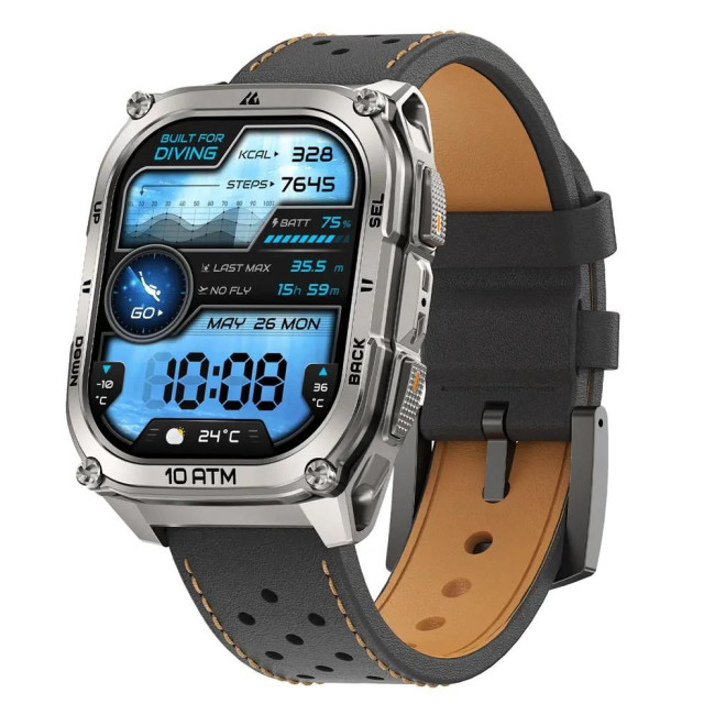 Змінний ремінець KOSPET PREMIUM ARCHLAN BLACK 22MM