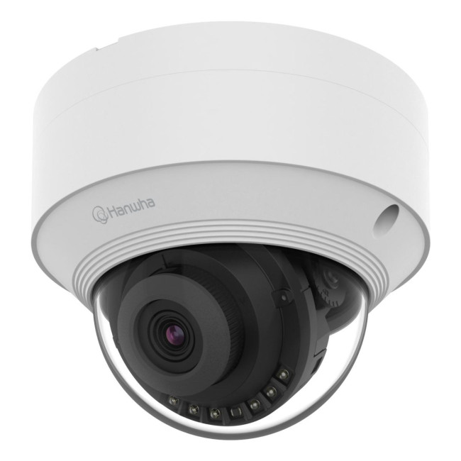 Мережева камера купольна 5MP @ 30fps, fix lens 3mm (H:100°/V: 73°) QNV-C8013R HANWHA VISION