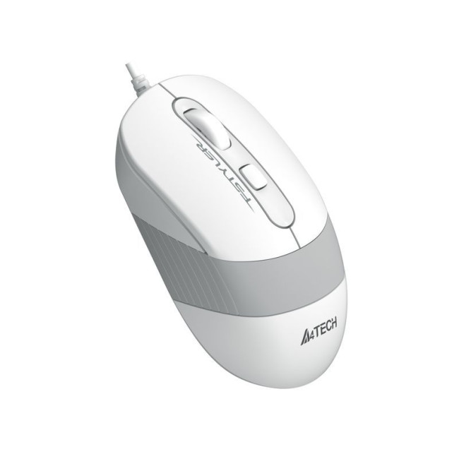 Миша дротова безшумна Fstyler, USB, 1600 dpi, білий