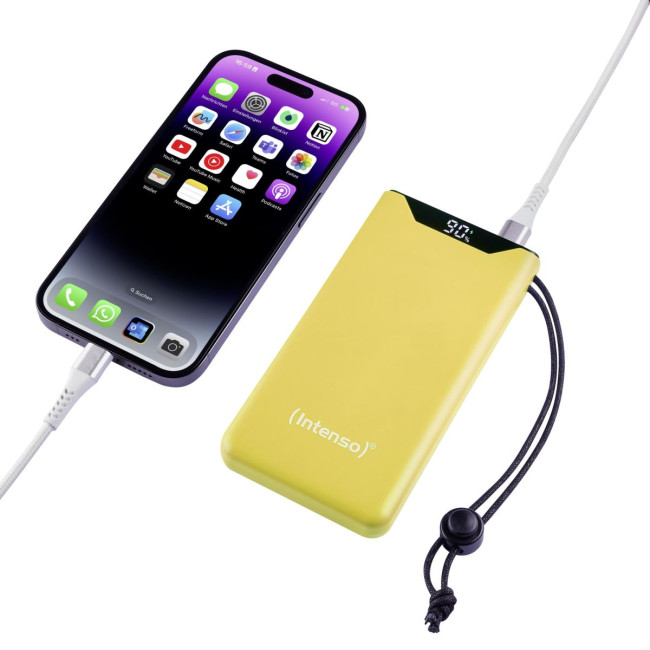 Портативний зарядний пристрій USB 10000MAH QC3.0 YELLOW F10000 7332039 INTENSO