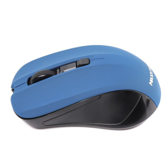 Миша бездротова, USB, 1600 dpi, синя