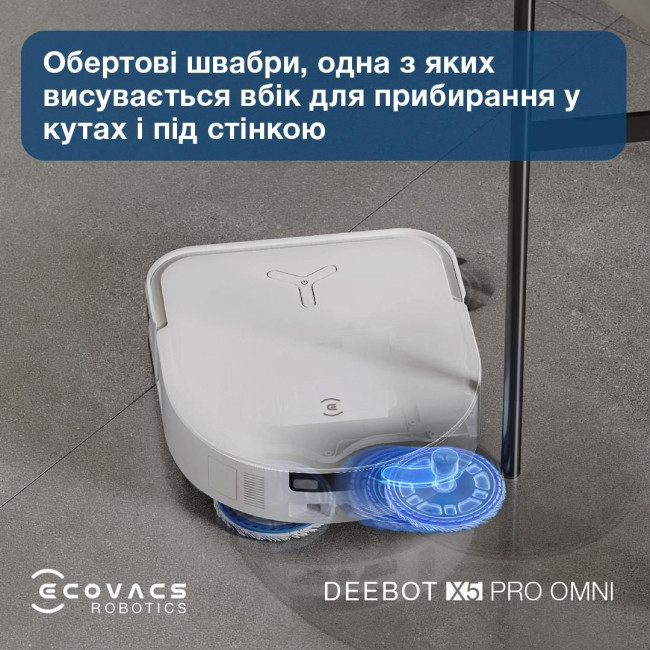 Робот-пилосос DEEBOT X5PRO OMNI DDX39 WH ECOVACS