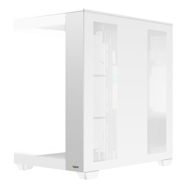 Корпус для комп'ютера ATX W/O PSU DELTA C74 ARGB білий (DELTA-C74-WHD200XX-GL) OCYPUS