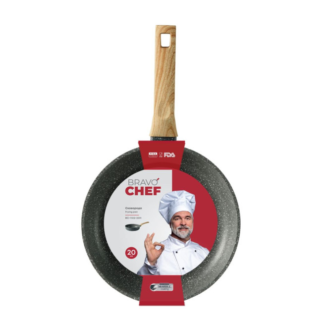 Сковорода Bravo Chef глибока 20 см