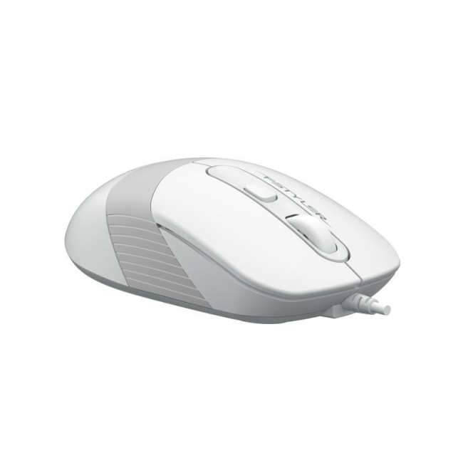 Миша дротова безшумна Fstyler, USB, 1600 dpi, білий