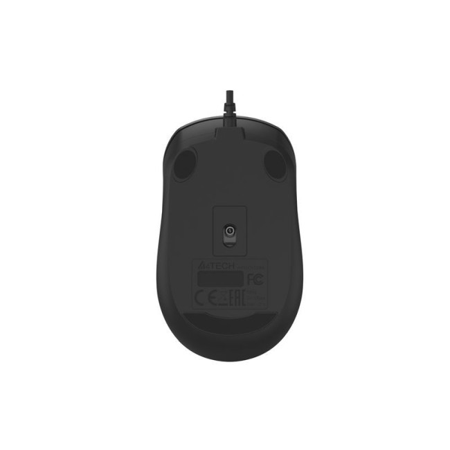 Миша дротова безшумна Fstyler, біле підсвічування, USB, 1600 dpi, сірий