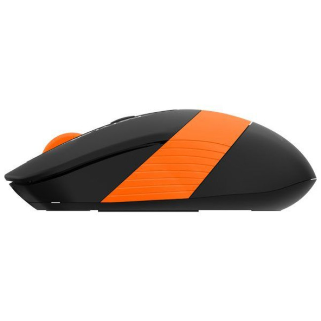 Миша бездротова Fstyler, USB, 2000 dpi, чорний + помаранчевий