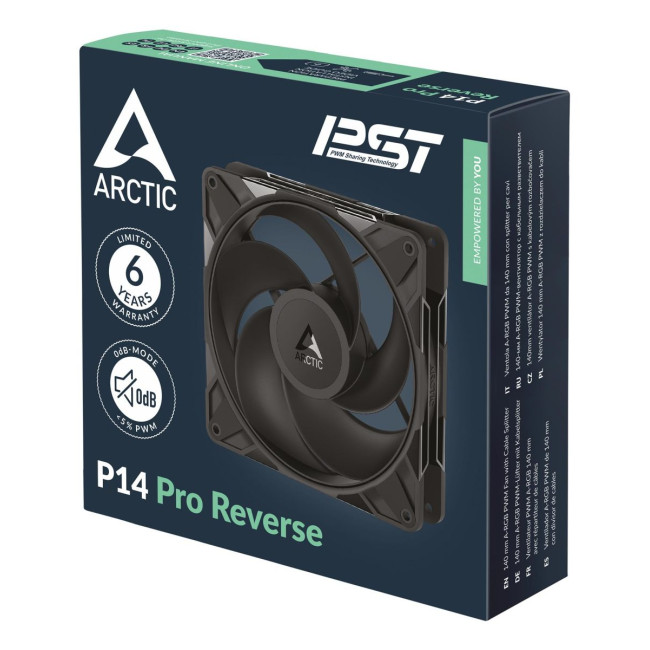 Корпусний вентилятор 140MM P14 PRO REVERSE ACFAN00329A ARCTIC