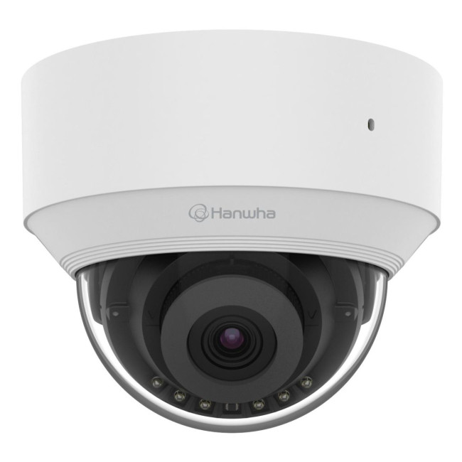 Мережева камера купольна 5MP @ 30fps, fix lens 4mm (H:80°/V: 59°) QND-C8023R HANWHA VISION