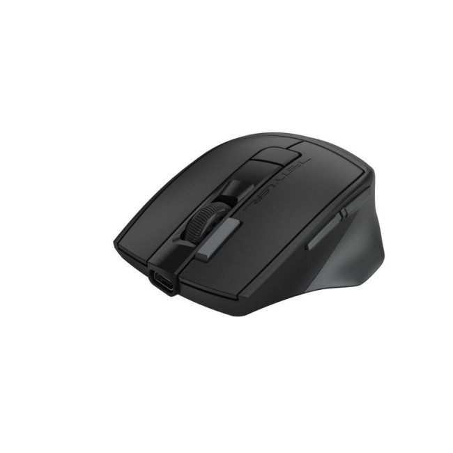 Миша бездротова безшумна Fstyler, Bluetooth / 2.4 ГГц, вбудований акумулятор, 2000DPI, сірий+чорний