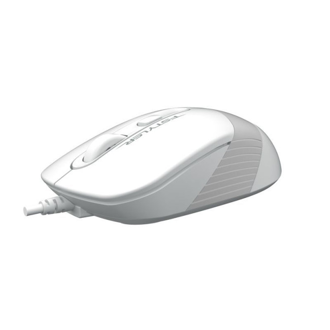 Миша дротова безшумна Fstyler, USB, 1600 dpi, білий