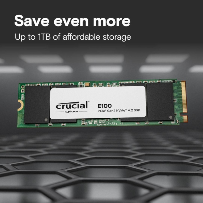 Твердотільний запам’ятовувальний пристрій накопичувач (SSD) G4 M.2 NVME 2TB E100 CT2000E100SSD8 CRUCIAL