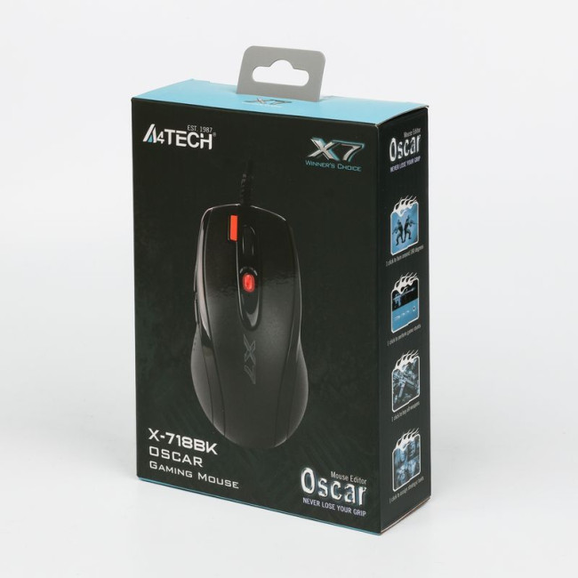 Миша ігрова Oscar, 3000 DPI, Кнопка 3xFire, USB