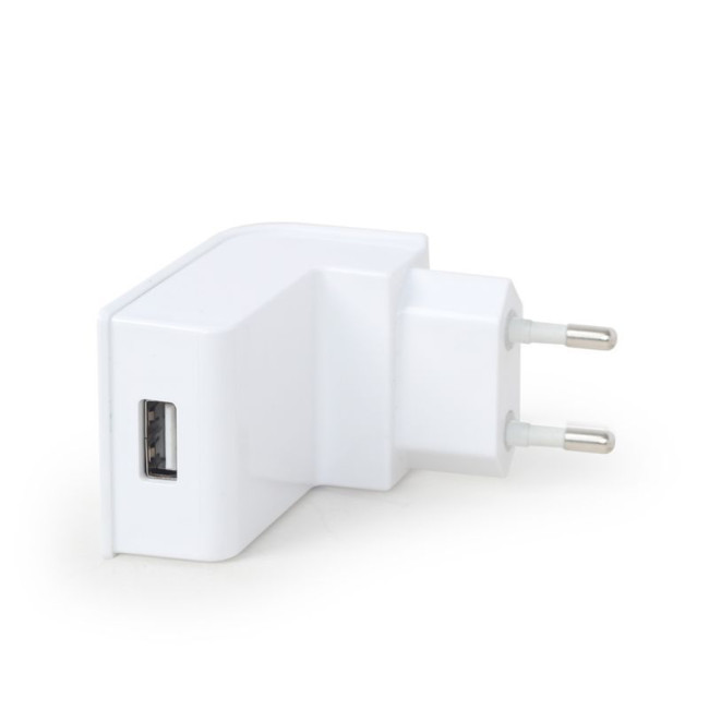 Зарядний пристрій USB 2.1 A, білий