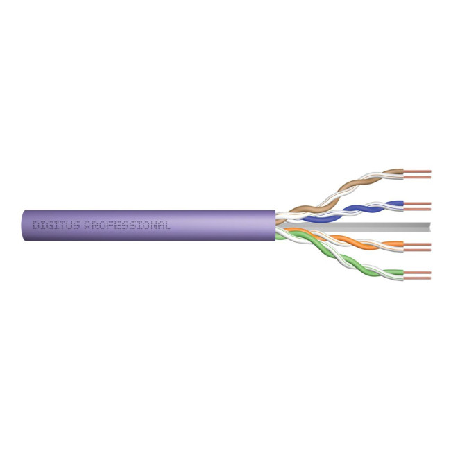 Інсталяційний кабель CAT 6 U-UTP, 250 МГц Eca (EN 50575), AWG 23/1, sx, паперова коробка 305 м DK-1613-VH-305 DIGITUS by ASSMANN