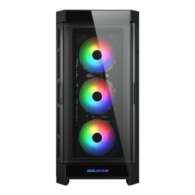 Ігровий корпус, 3*120mm ARGB, 1*120mm ARGB вентилятори передвстановлені, ATX/mATX/mini-ITX, скляне вікно